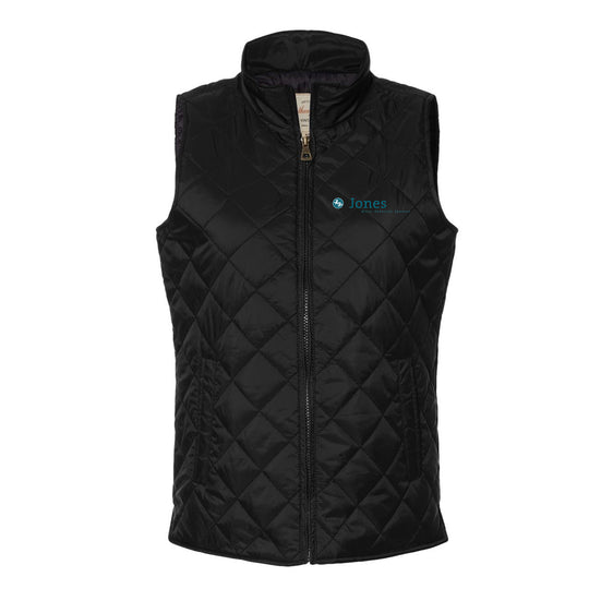 Jones Metal Products Company - Women's Vintage Diamond Quilted Vest