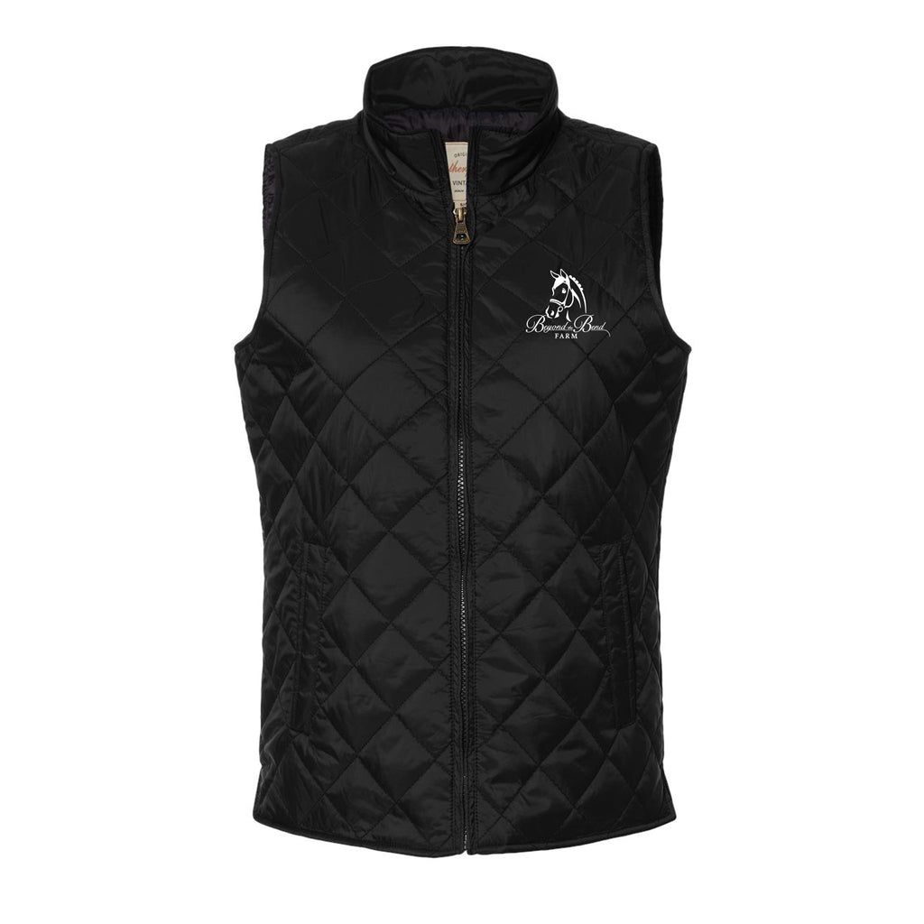 Beyond The Bend - Women's Vintage Diamond Quilted Vest