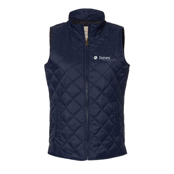 Jones Metal Products Company - Women's Vintage Diamond Quilted Vest