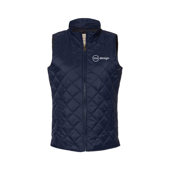 Ma Design - Women's Vintage Diamond Quilted Vest