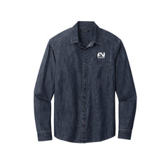 Network Land Title - Port Authority® Long Sleeve Perfect Denim Shirt