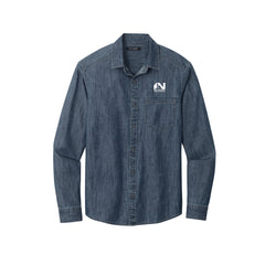 Network Land Title - Port Authority® Long Sleeve Perfect Denim Shirt