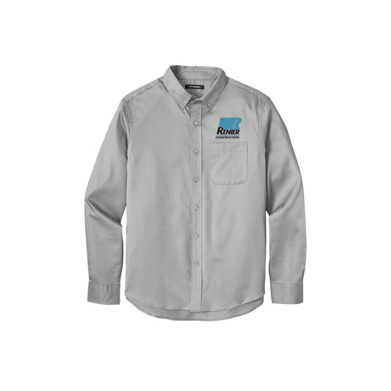Renier Construction - Port Authority® Long Sleeve SuperPro React™ Twill Shirt