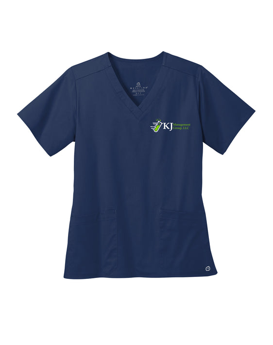 KJ Management Group - WonderWink Women’s WorkFlex V-Neck Top