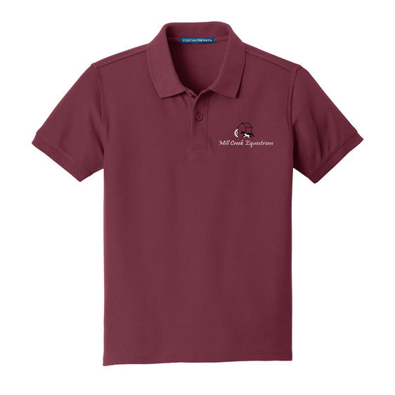 Mill Creek Equestrian - Youth Core Classic Pique Polo