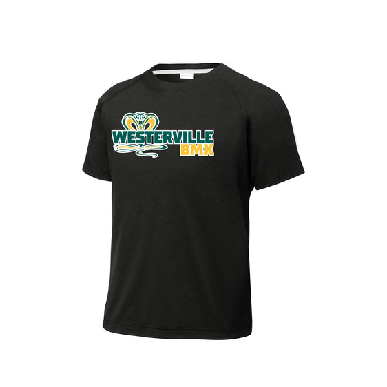 Westerville BMX - Sport-Tek  Youth PosiCharge  Tri-Blend Wicking Raglan Tee