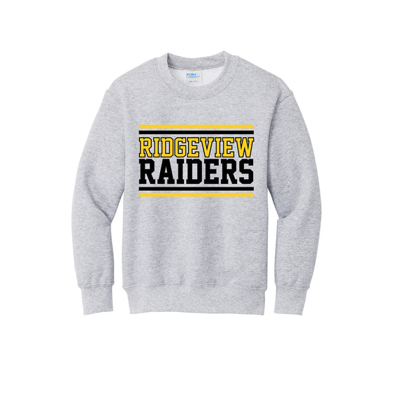 Ridgeview Middle School - Port & Company® Youth Core Fleece Crewneck Sweatshirt