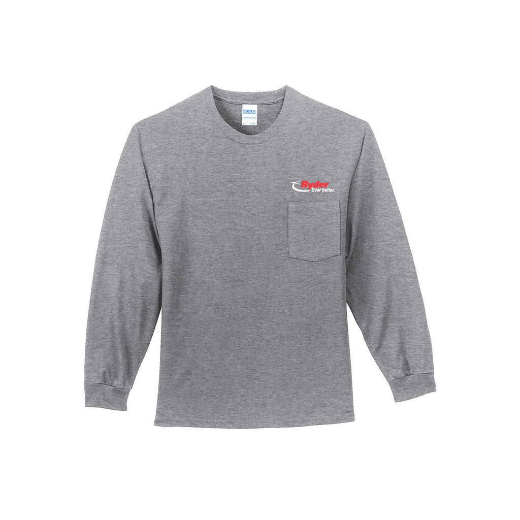 Ryder - Long Sleeve Essential Tee With Pocket