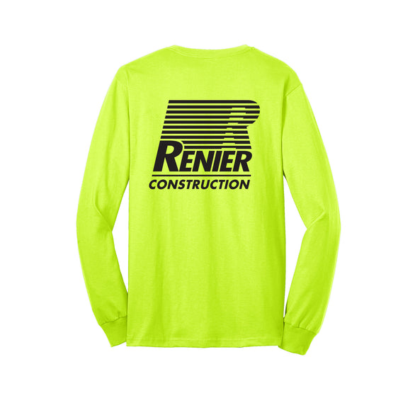 Renier Construction - Port & Company® Long Sleeve Core Blend Tee