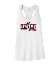 Blackjack Elite Lacrosse - BELLA + CANVAS Women's Jersey Racerback Tank
