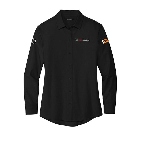Direct Collision - MERCER+METTLE Women’s Long Sleeve Stretch Woven Shirt