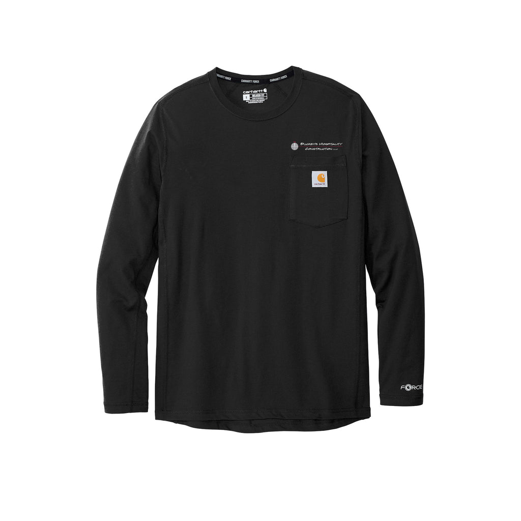 Buckeye Hospitality - Carhartt Force® Long Sleeve Pocket T-Shirt