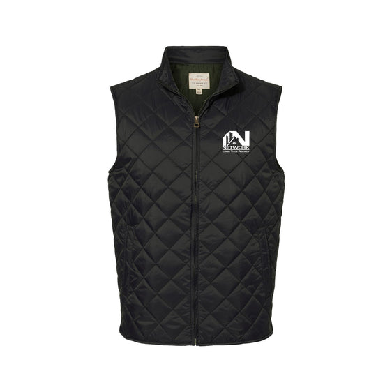Network Land Title - Weatherproof - Vintage Diamond Quilted Vest