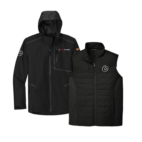 Direct Collision - Collective Tech Outer Shell Jacket & Collective Insulated Vest