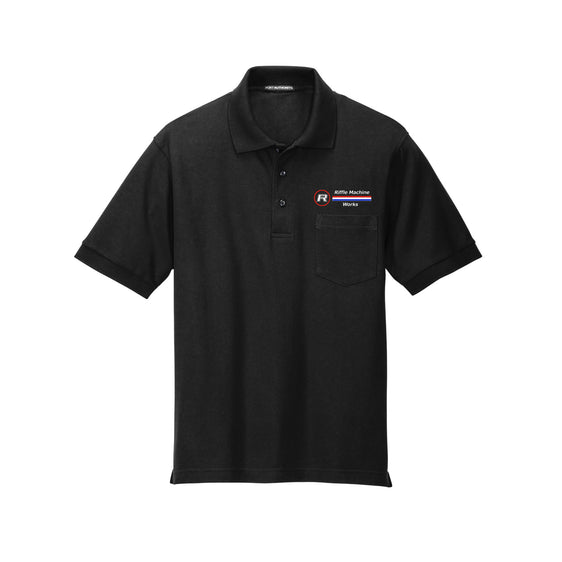 Riffle Machine Works - Port Authority® Silk Touch™ Polo with Pocket