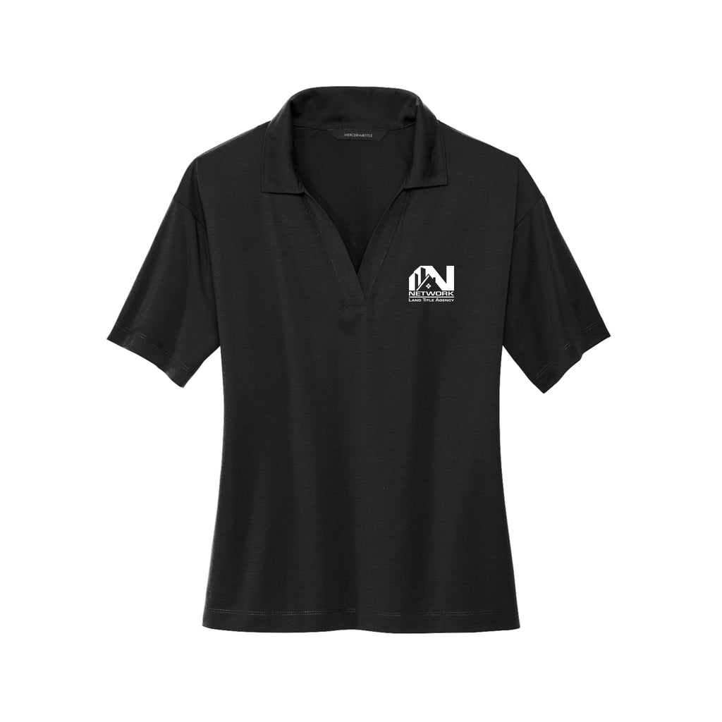 Network Land Title - MERCER+METTLE Women’s Stretch Jersey Polo