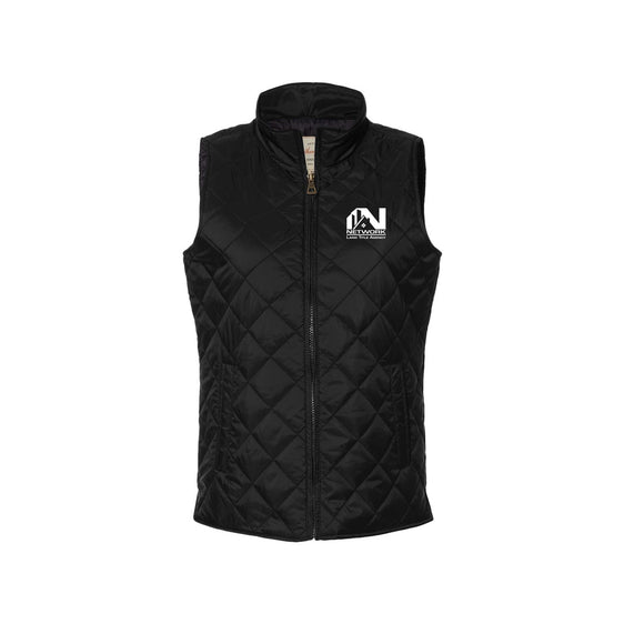 Network Land Title - Weatherproof - Women's Vintage Diamond Quilted Vest