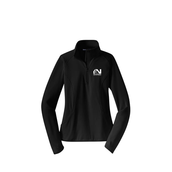 Network Land Title - Sport-Tek Ladies Sport-Wick Stretch 1/2-Zip Pullover