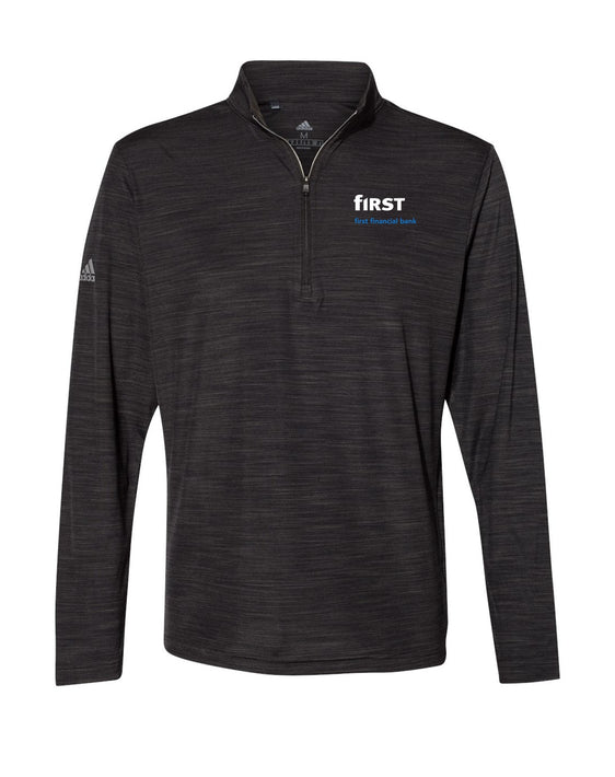First Financial - Adidas Lightweight Mlange Quarter-Zip Pullover