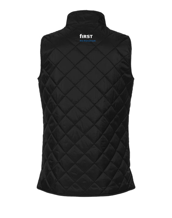 First Financial - Weatherproof Women's Vintage Diamond Quilted Vest