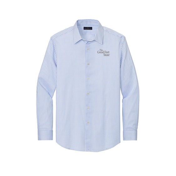 The Good Feet Store - Brooks Brothers® Tech Stretch Patterned Shirt