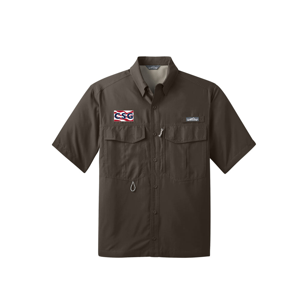 Construction Services Group - Eddie Bauer® - Short Sleeve Performance Fishing Shirt