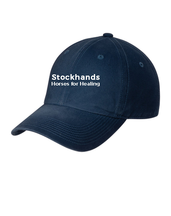 Stockhands Horses for Healing - Port Authority Spray Wash Cap - C811