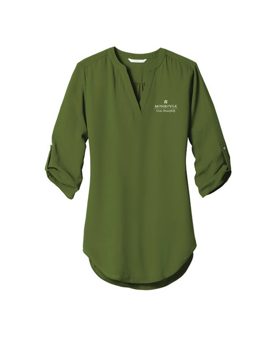 Monrovia - Womens 3/4-Sleeve Tunic Blouse