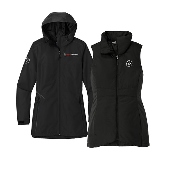 Direct Collision - LADIES Collective Tech Outer Shell Jacket & Collective Insulated Vest
