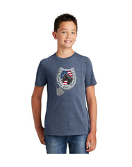 Stockhands Horses for Healing - District Made Youth Perfect Tri Crew Tee