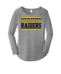 Ridgeview Middle School - District Women’s Perfect Tri Long Sleeve Tunic Tee