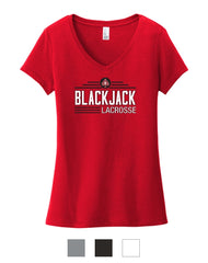 Blackjack Elite Lacrosse - District Women’s Very Important Tee V-Neck