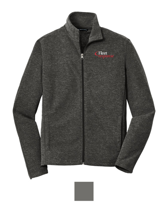 Fleet Response - Port Authority Heather Microfleece Full-Zip Jacket