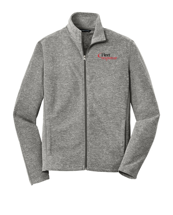 Fleet Response - Port Authority Heather Microfleece Full-Zip Jacket