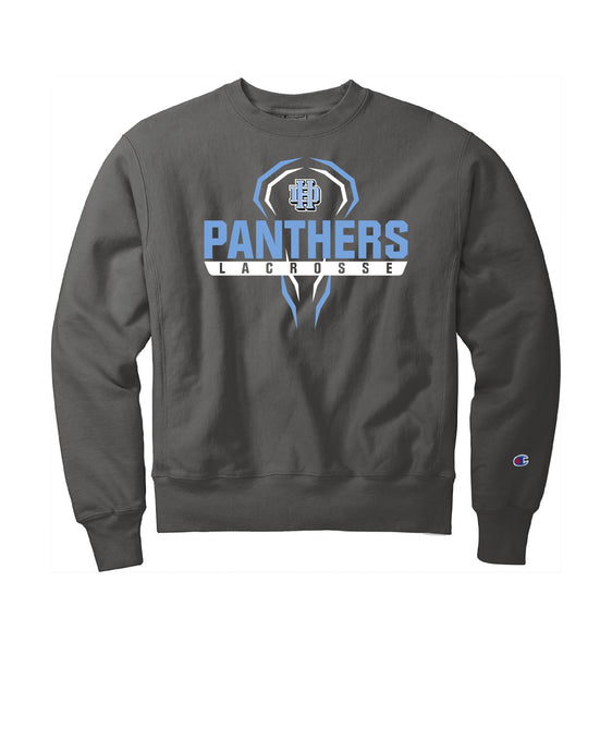 Hilliard Darby Lacrosse - Champion Reverse Weave Garment-Dyed Crewneck Sweatshirt
