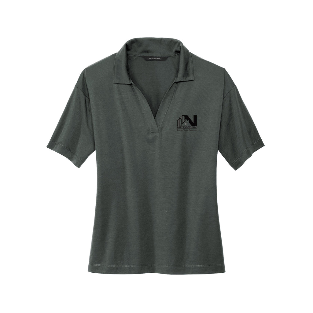 Network Land Title - MERCER+METTLE Women’s Stretch Jersey Polo