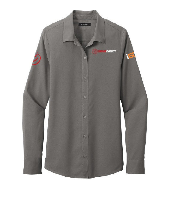 Drive Direct - Port Authority Ladies Long Sleeve Performance Staff Shirt