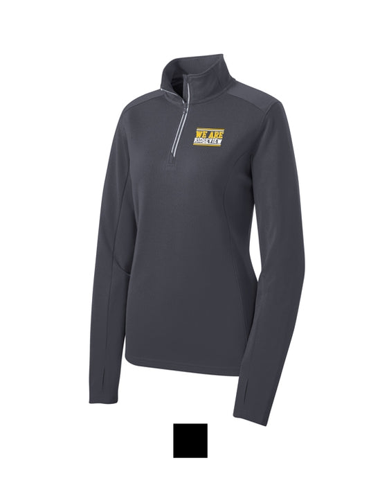 Ridgeview Middle School - Sport-Tek Ladies Sport-Wick® Textured 1/4-Zip Pullover