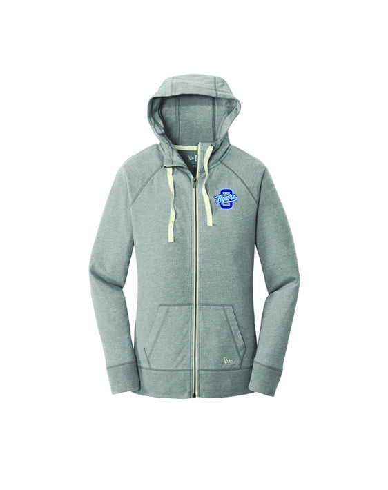Olentangy Berlin High School - New Era Ladies Sueded Cotton Blend Full-Zip Hoodie