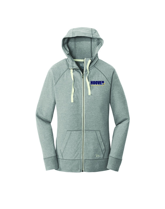 Hoover Sailing Club - New Era Ladies Sueded Cotton Blend Full-Zip Hoodie