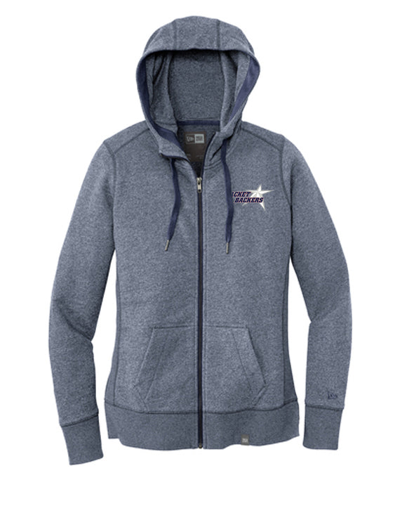 Jacket Backers - New Era Ladies French Terry Full-Zip Hoodie