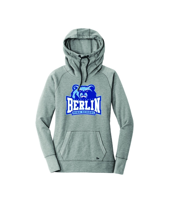 Olentangy Berlin High School - New Era Ladies Tri-Blend Fleece Pullover Hoodie