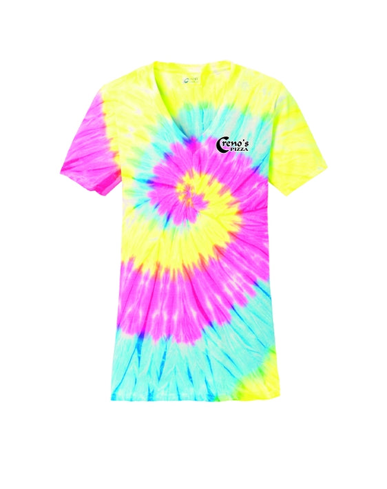 Creno's Pizza - Port & Company Womens Tie-Dyed Tee