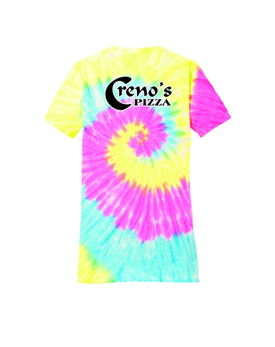 Creno's Pizza - Port & Company Womens Tie-Dyed Tee