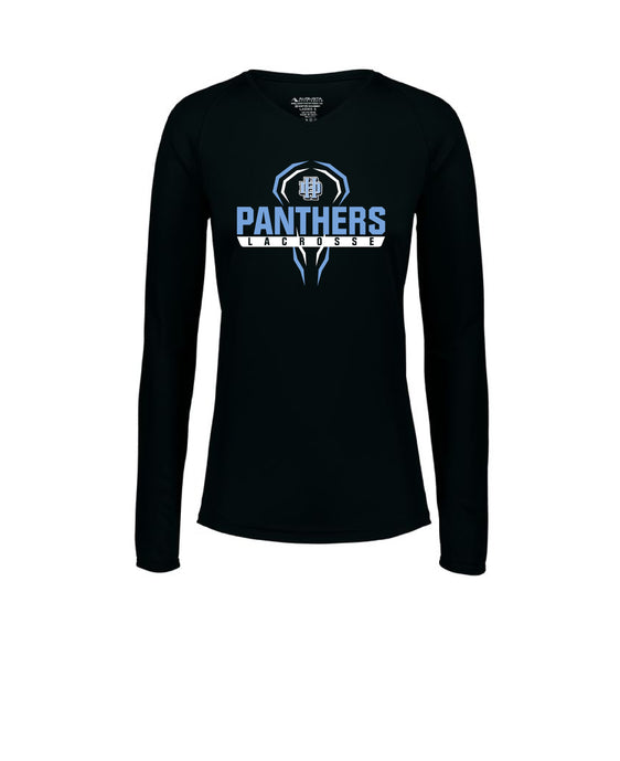 Hilliard Darby Lacrosse - Augusta Ladies Attain Wicking Long Sleeve Shirt