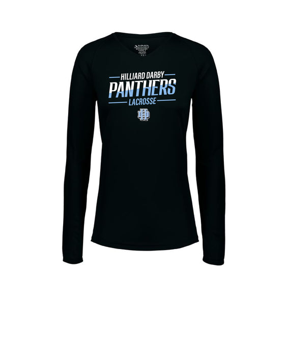 Hilliard Darby Lacrosse - Augusta Ladies Attain Wicking Long Sleeve Shirt