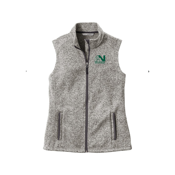 Network Land Title - Port Authority  Ladies Sweater Fleece Vest
