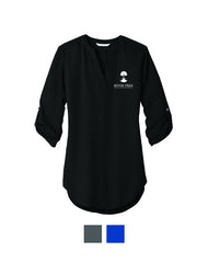 River Tree Wealth Management - Ladies 3/4-Sleeve Tunic Blouse