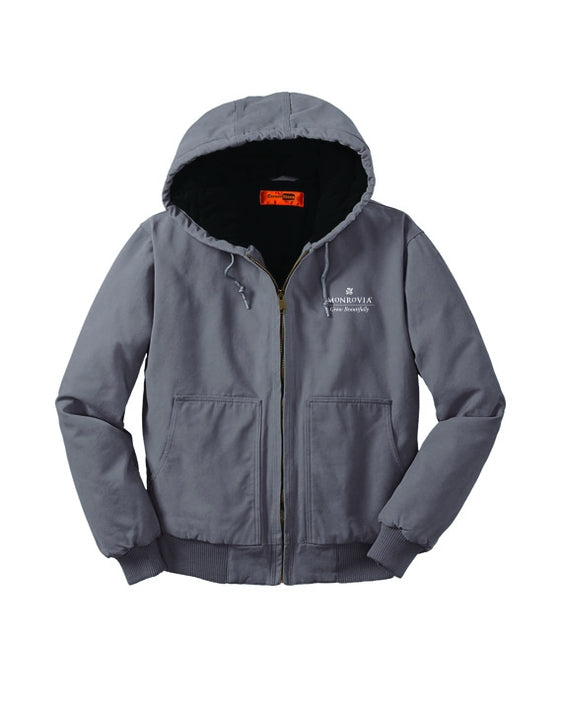 Monrovia - Washed Duck Cloth Insulated Hooded Work Jacket