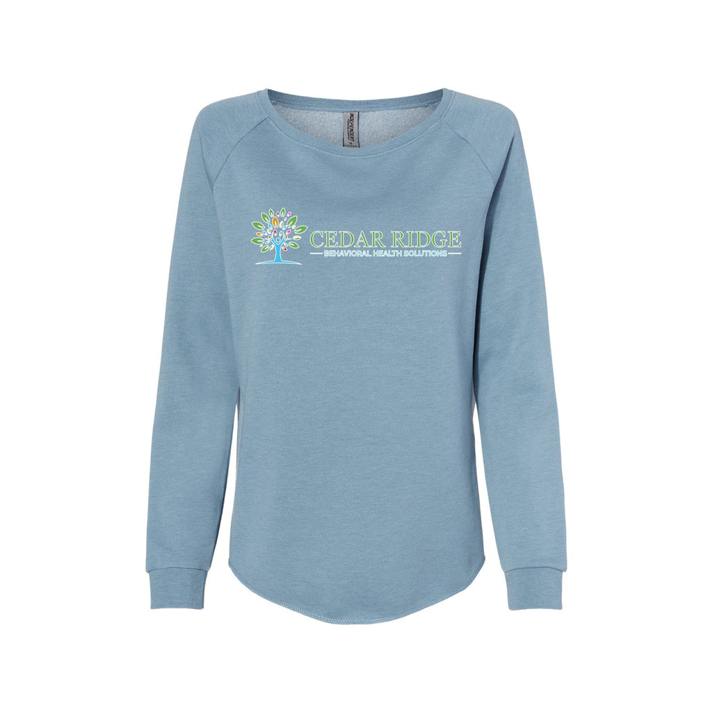 Cedar Ridge - Independent Trading Co. - Women's California Wave Wash Crewneck Sweatshirt